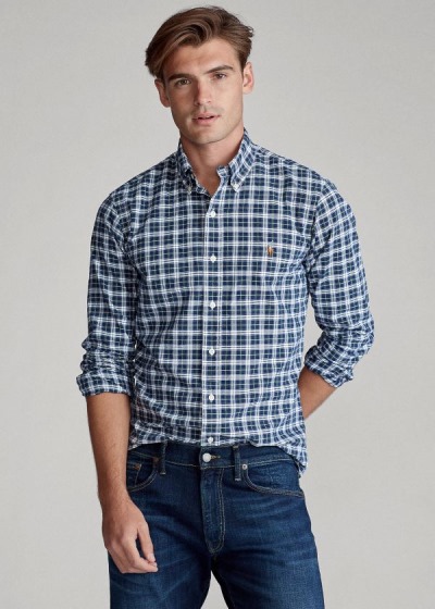 Camisa Polo Ralph Lauren Classic Fit Plaid Homem 31780-LIKQ